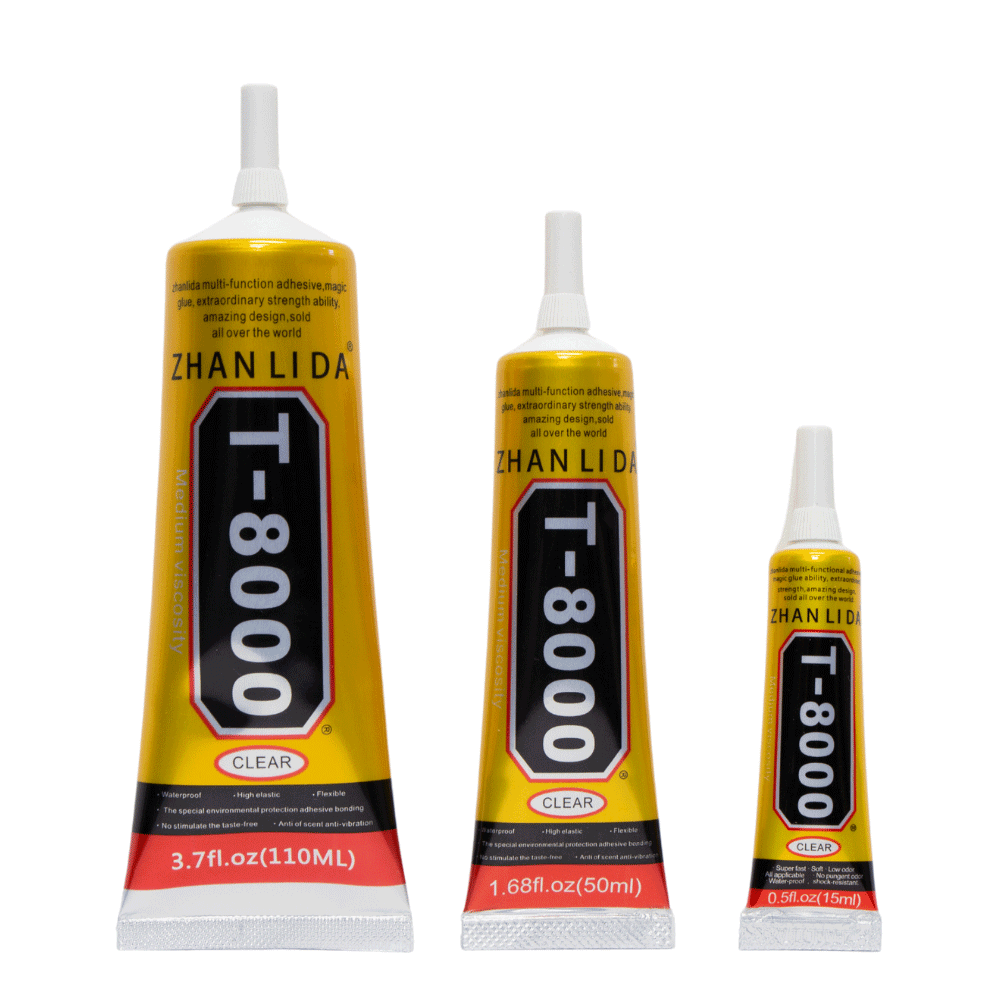 Zhanlida T8000 Clear Low-Smell Adhesive